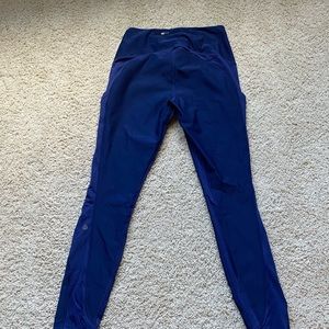 Lululemon Navy fleece lined leggings